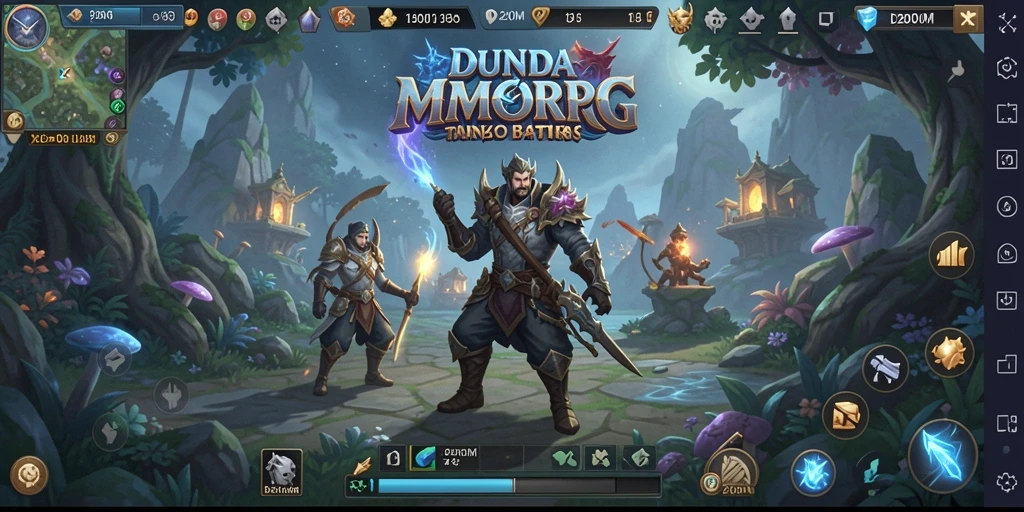 Screenshot gameplay D200M dengan aksi seru dan interaksi pemain.