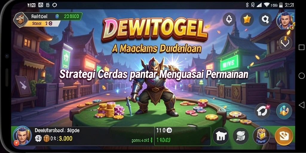 Screenshot gameplay DEWITOGEL yang menunjukkan strategi yang mendalam.