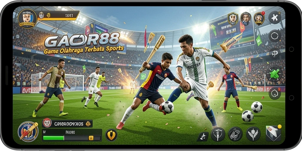 Tampilan gameplay menarik dari GACOR88 yang menampilkan berbagai olahraga.