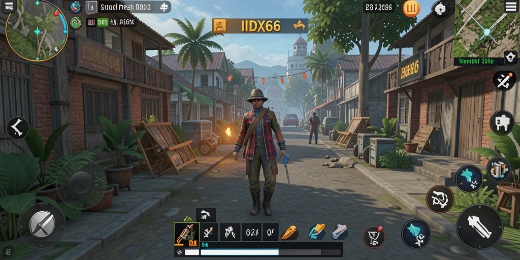 Tangkapan layar utama <strong>IDX66</strong> menampilkan gameplay simulasi yang mendebarkan.