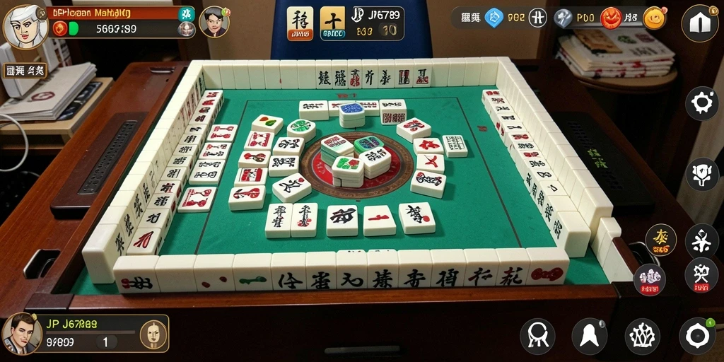 Gameplay seru JP6789 dengan desain modern Mahjong.