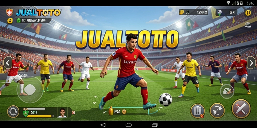 Tampilan gameplay menarik dalam JUALTOTO yang penuh aksi olahraga.