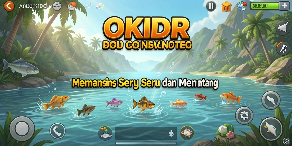 Tangkapan ikan yang menakjubkan dalam gameplay OKIDR yang seru.